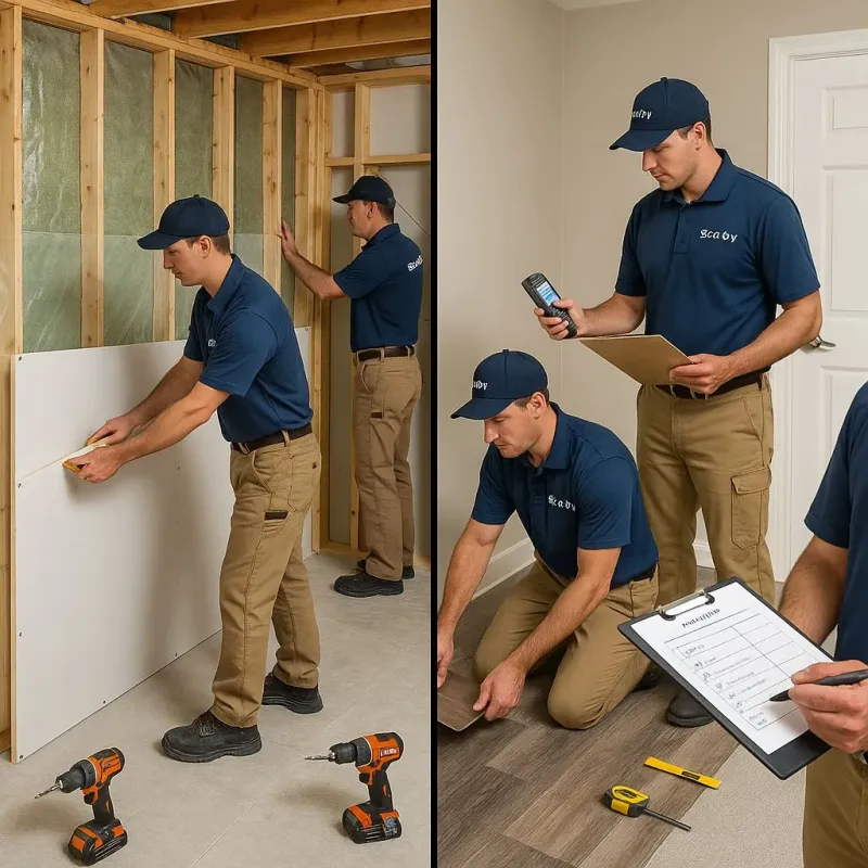 Repairs and Reconstruction process in Saint Bernard, OH